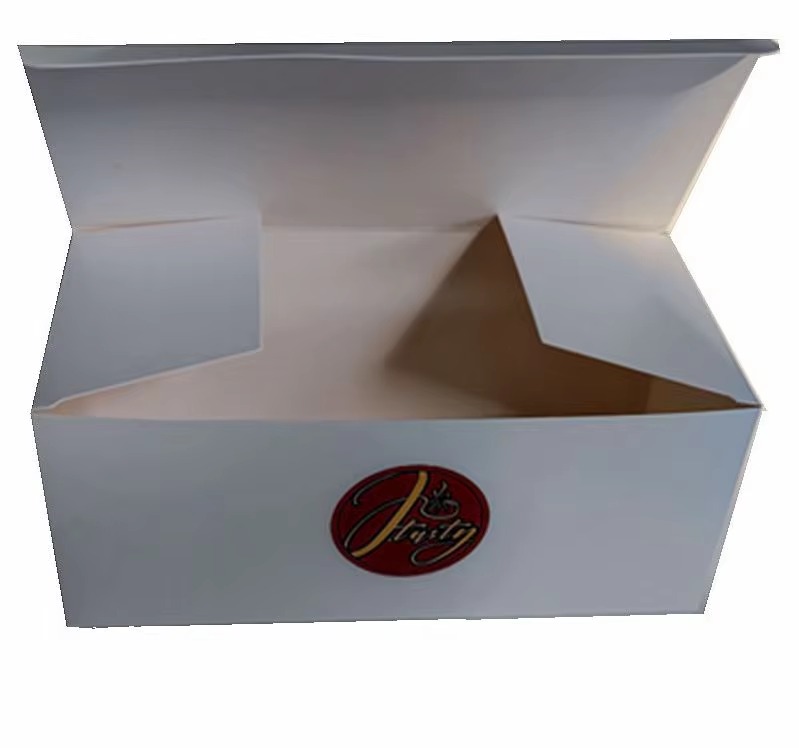 Takeaway Food Packaging Box Custom Printed Fried Chicken French Fries Hamburger Paper Burger Box Paper Meal Boxes Supplies