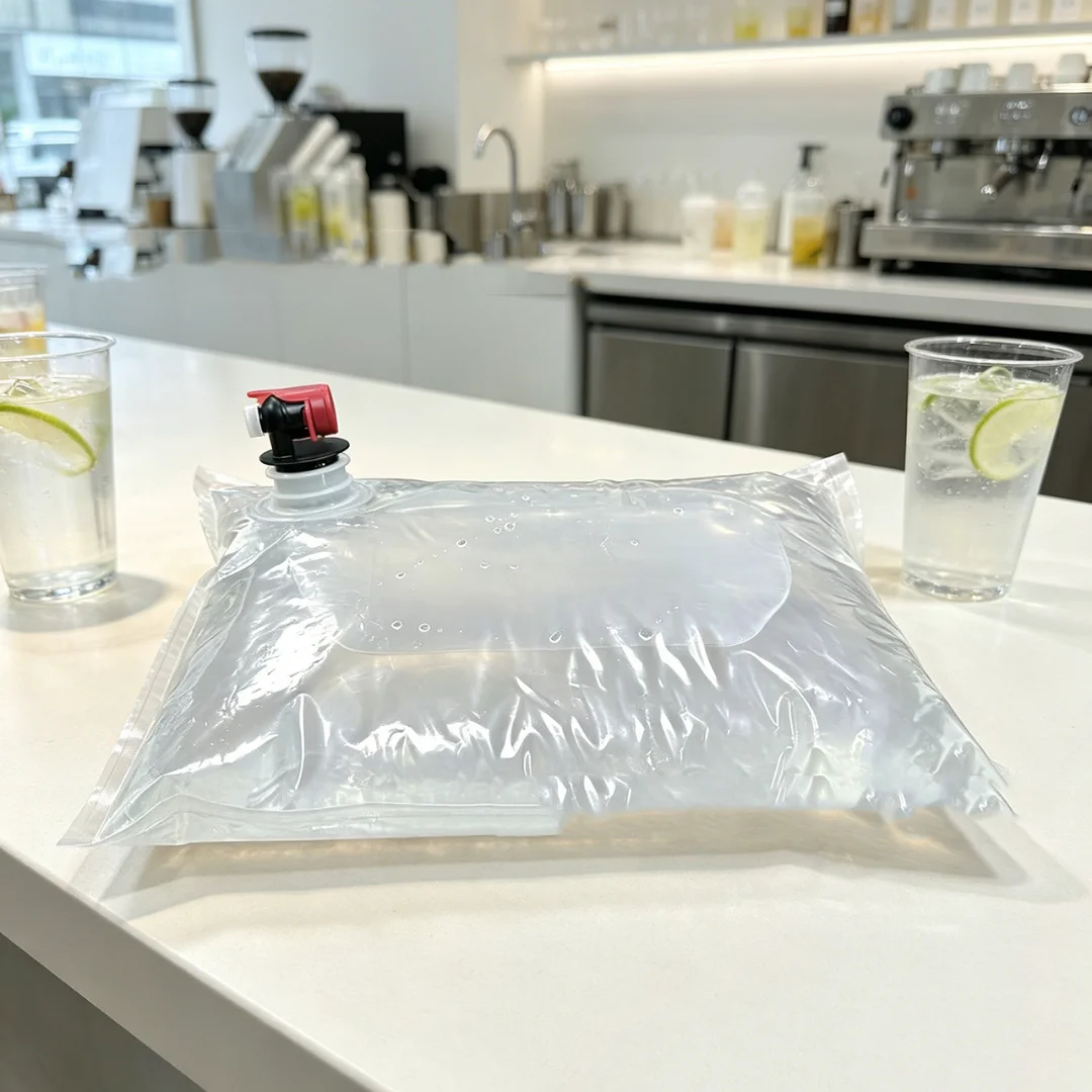特殊产品包装袋子包装BIB袋子包装盒 BIB盒中袋液体包装内袋｜带龙头出液阀铝箔复合袋｜酒水饮料果汁调味液定制包装 缩略图 3